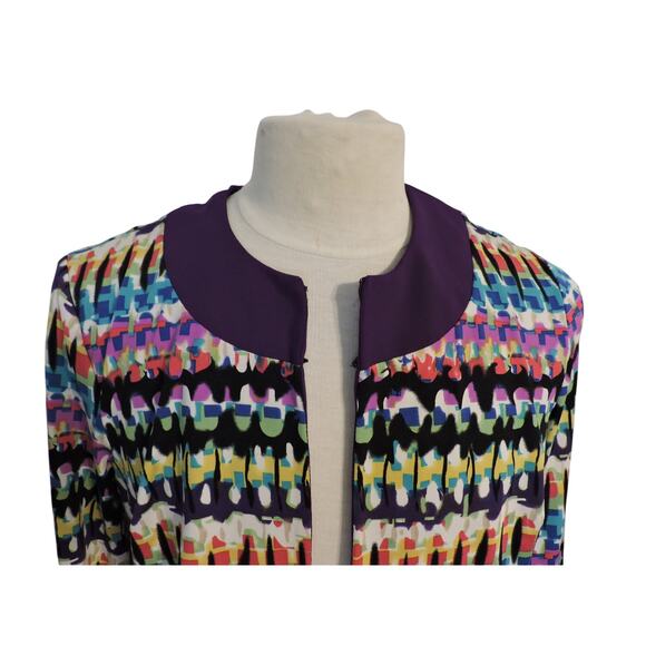 Anthony Richards multi-color Jacket Size 12 - Picture 2 of 6